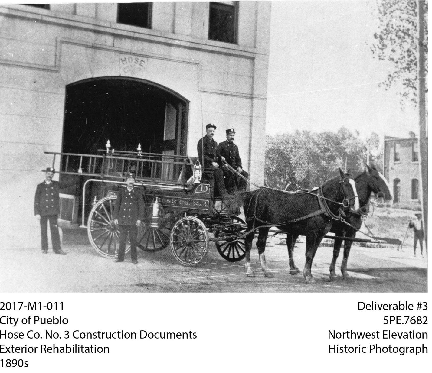 Fire Station before the use of firetrucks