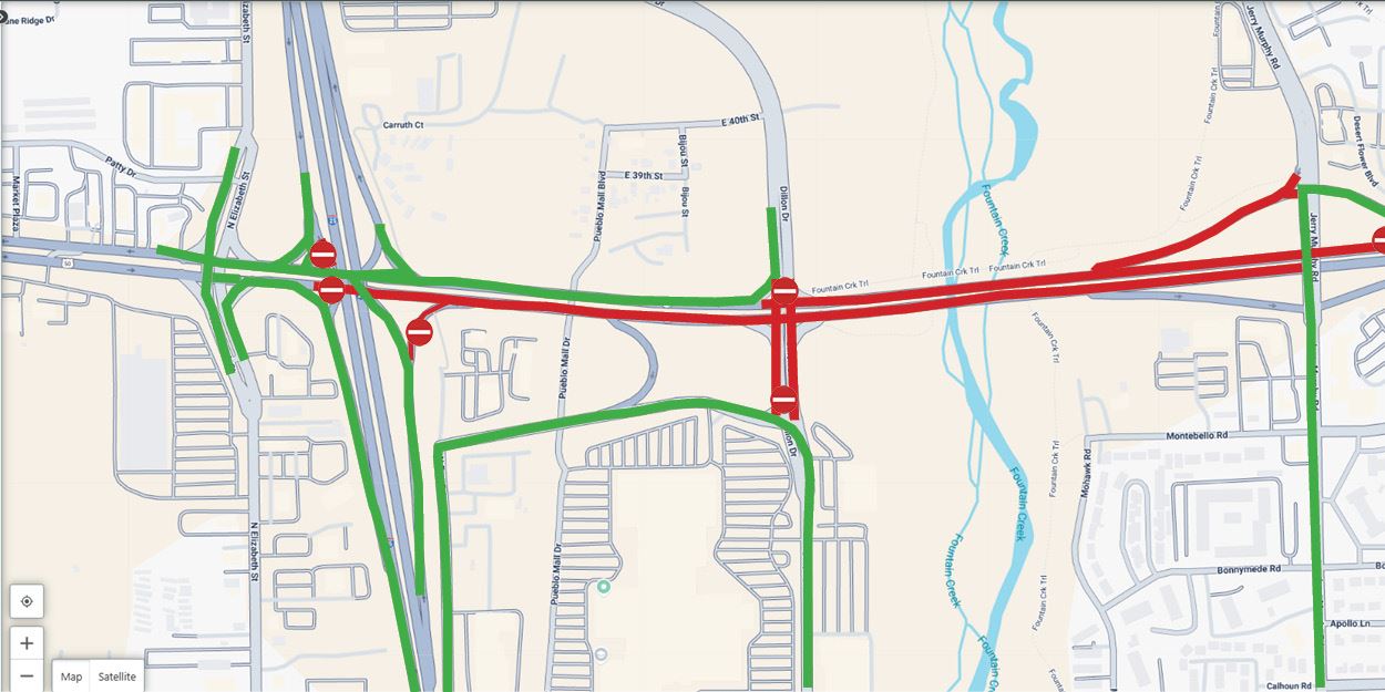 CO 47 Dillon Drive closure