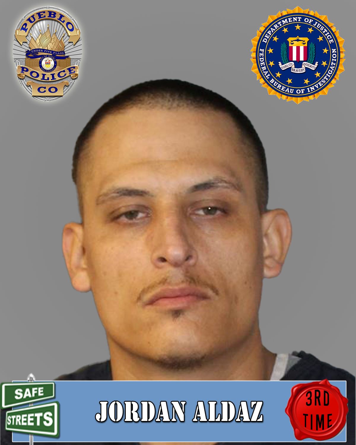 Safe Streets Wanted Jordan Aldaz Wanted