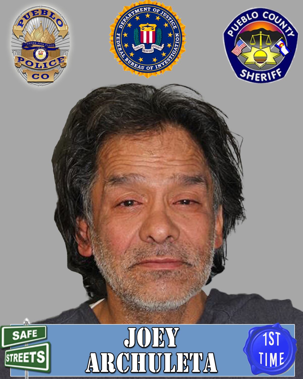 Safe Streets Wanted Photo of Joey Archuleta