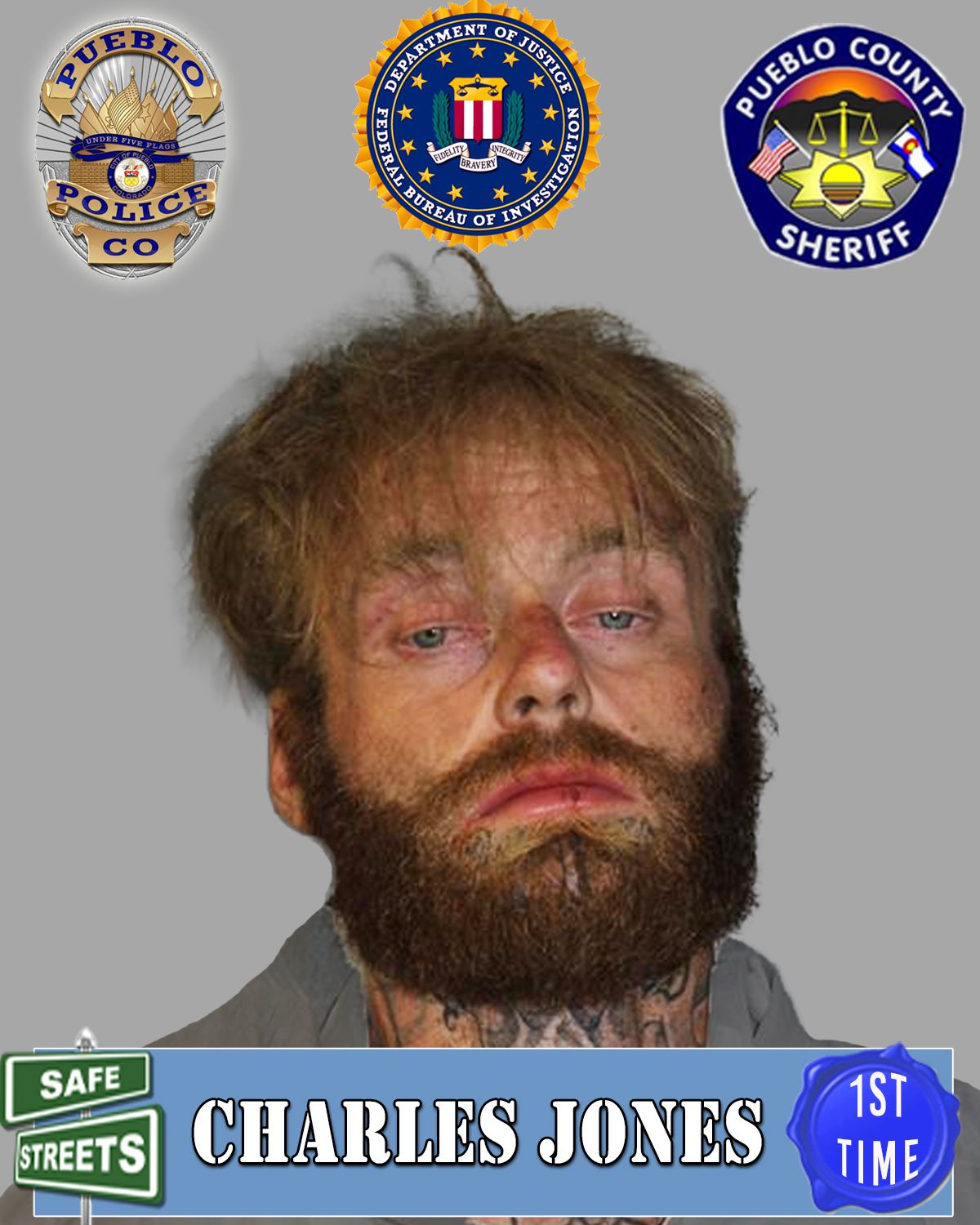 Safe Streets Wanted Photo of Charles Jones