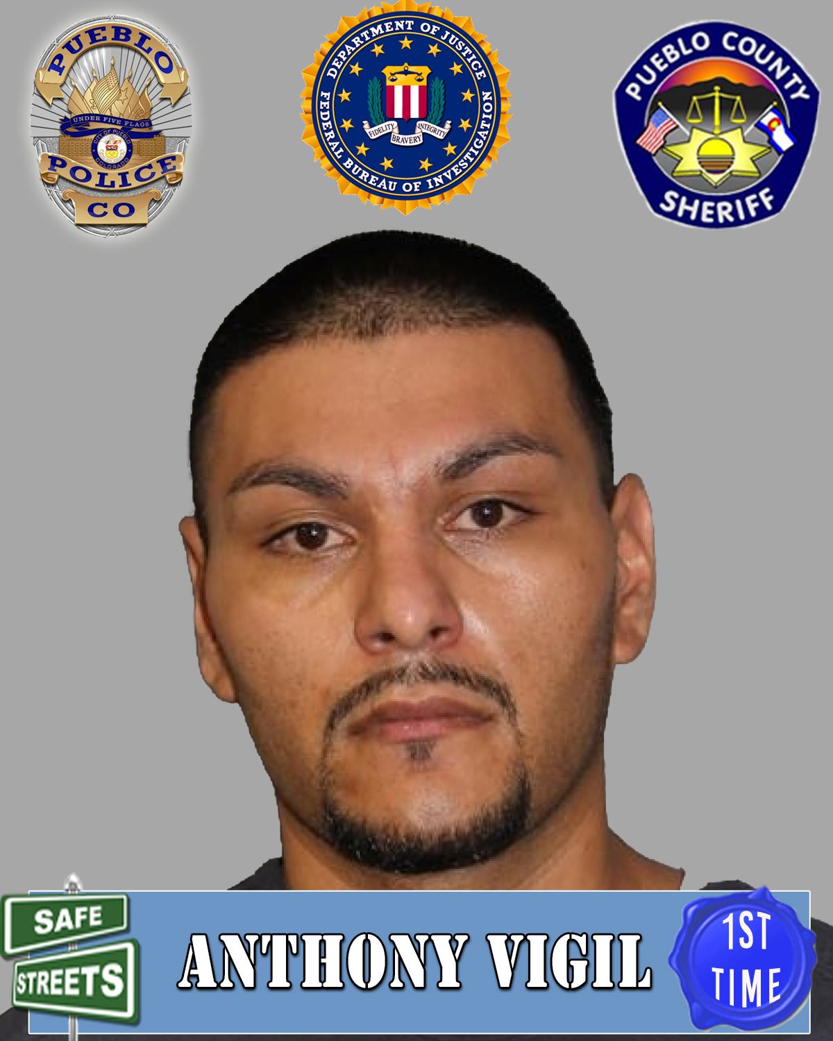 Safe Streets Wanted Criminal Anthony Vigil