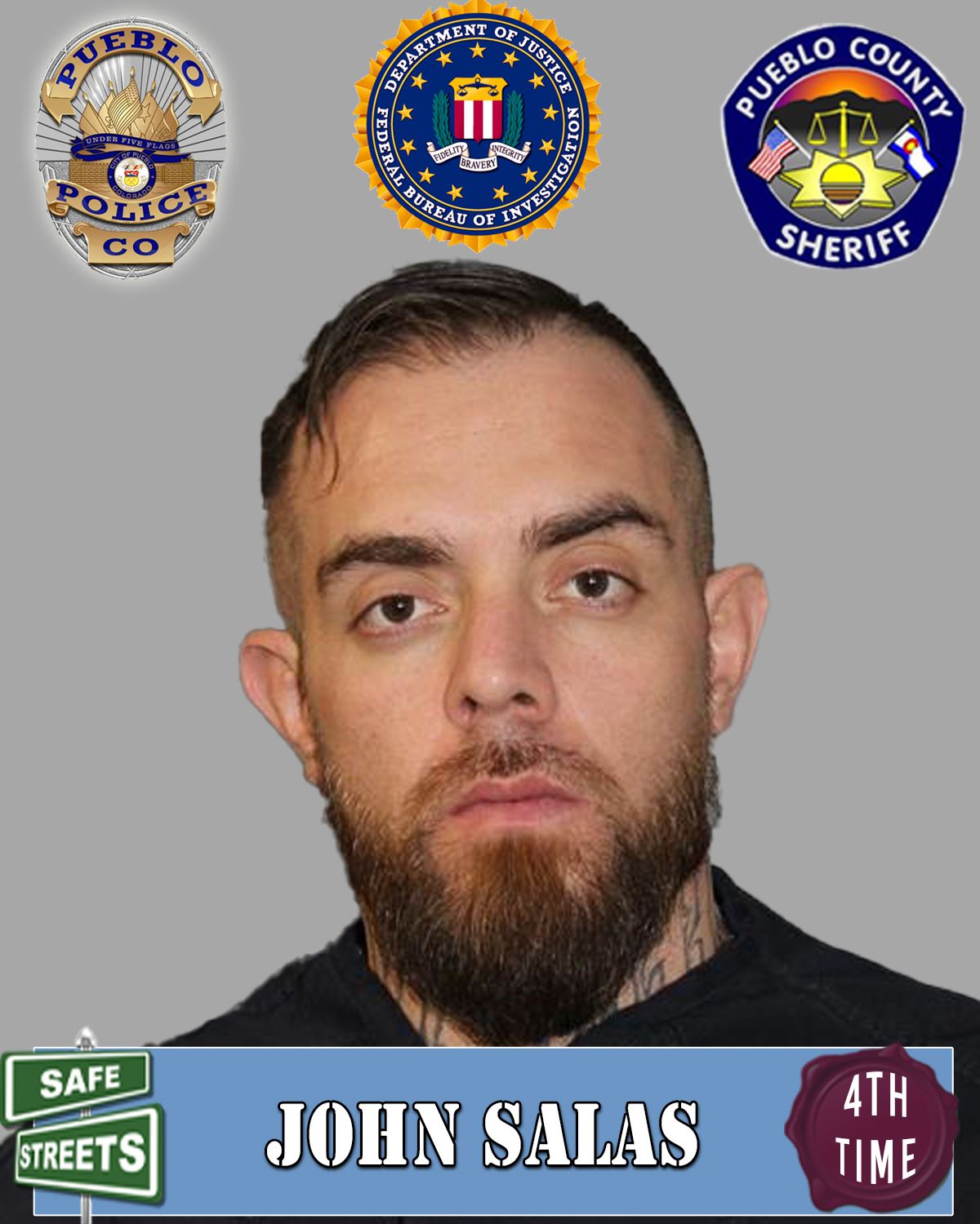 Safe Streets Wanted Criminal John Salas