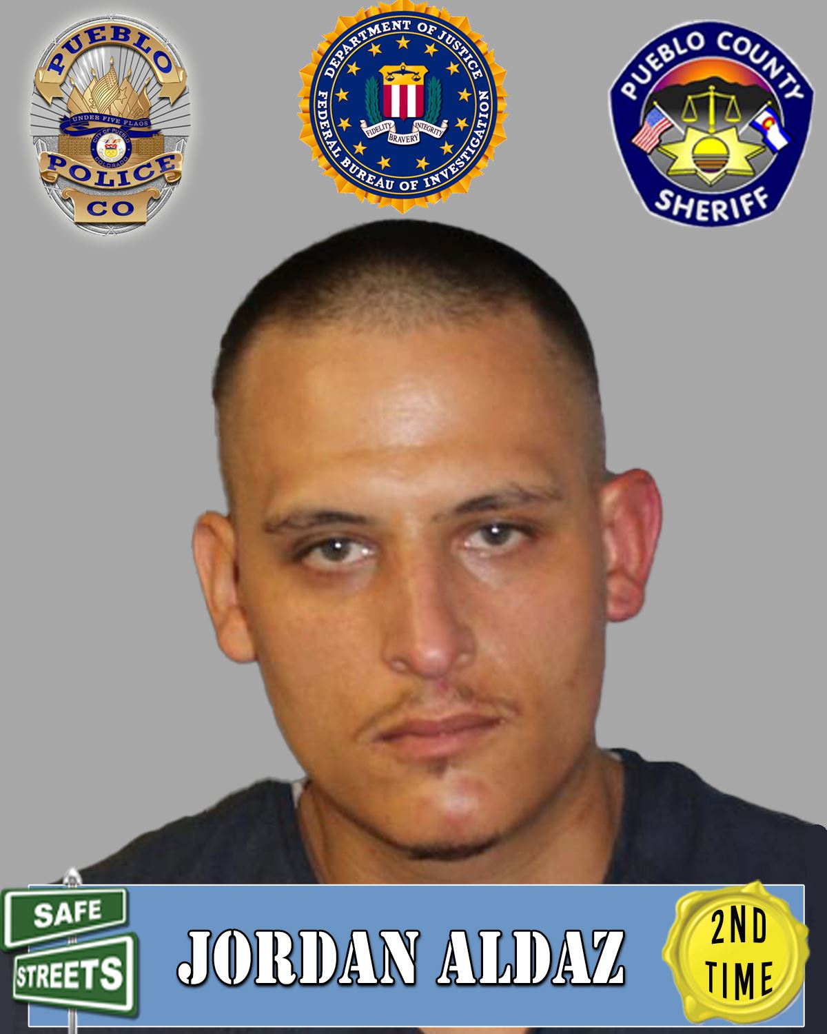 Safe Streets Wanted Photo of Jordan Aldaz