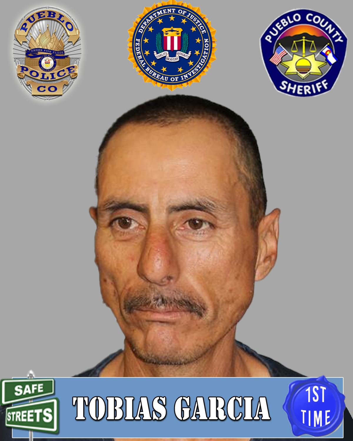 Safe Streets Wanted Photo of Tobias Garcia