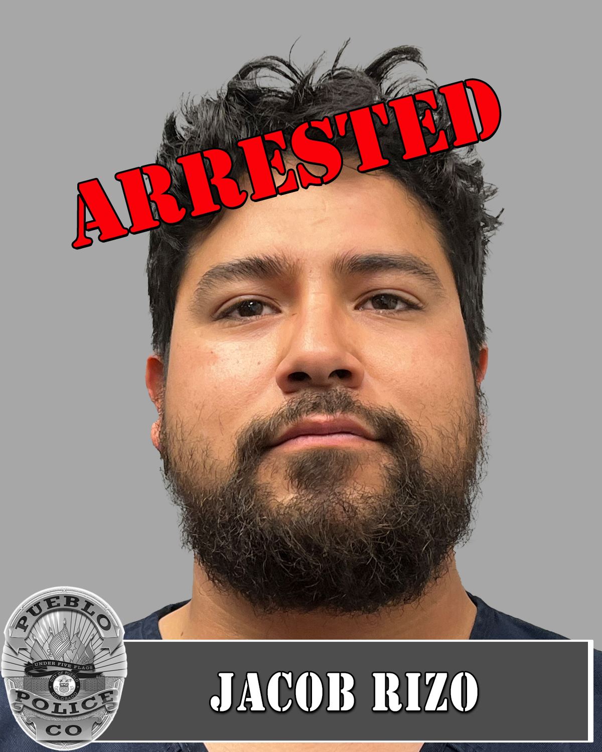 Arrest Photo of Jacob Rizo