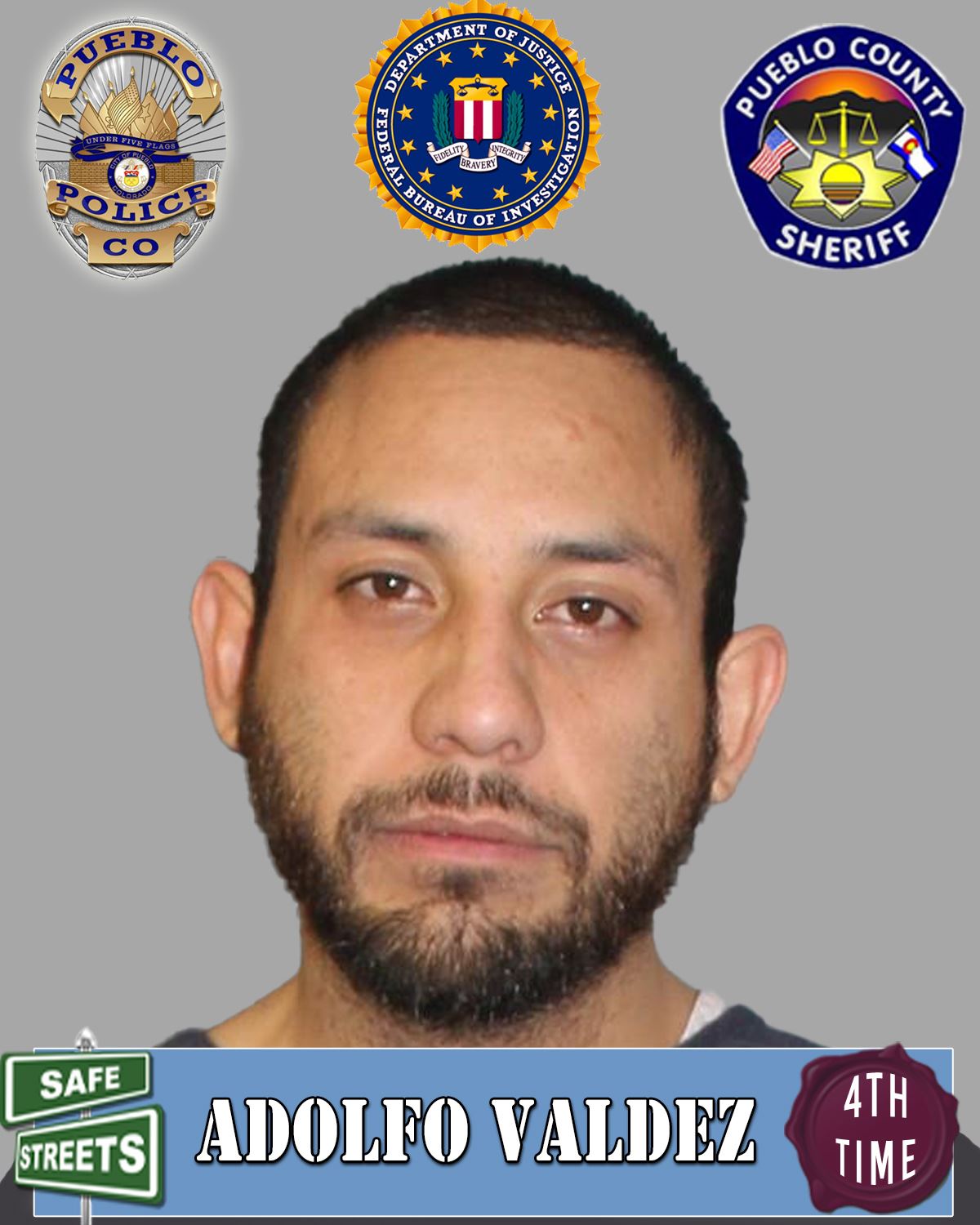 Safe Streets Wanted Adolfo Valdez