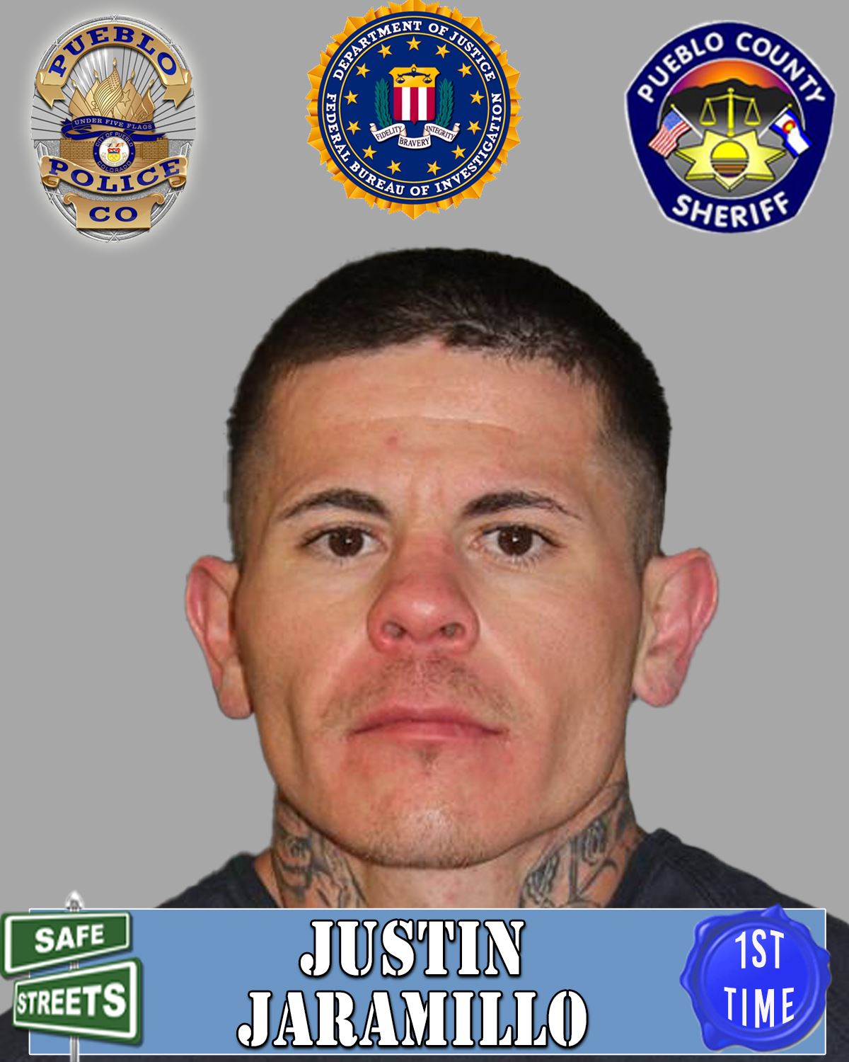 Safe Streets Wanted Justin Jaramillo