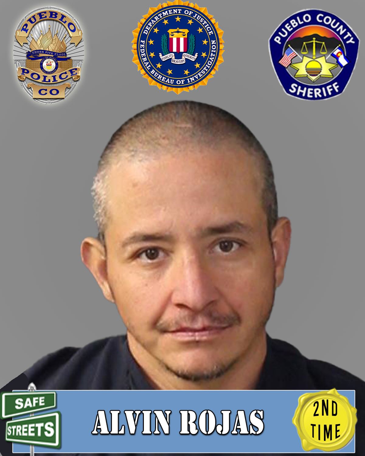 Safe Streets Wanted Alvin Rojas