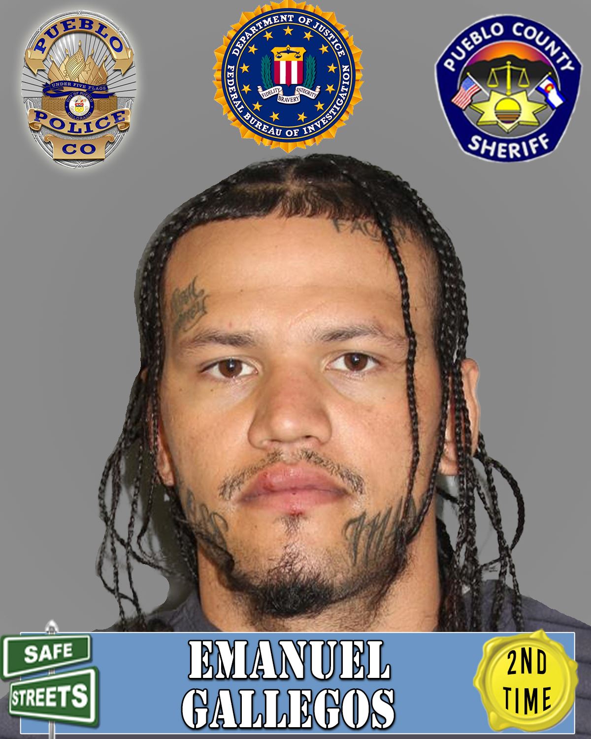 Safe Streets Wanted Emanuel Gallegos