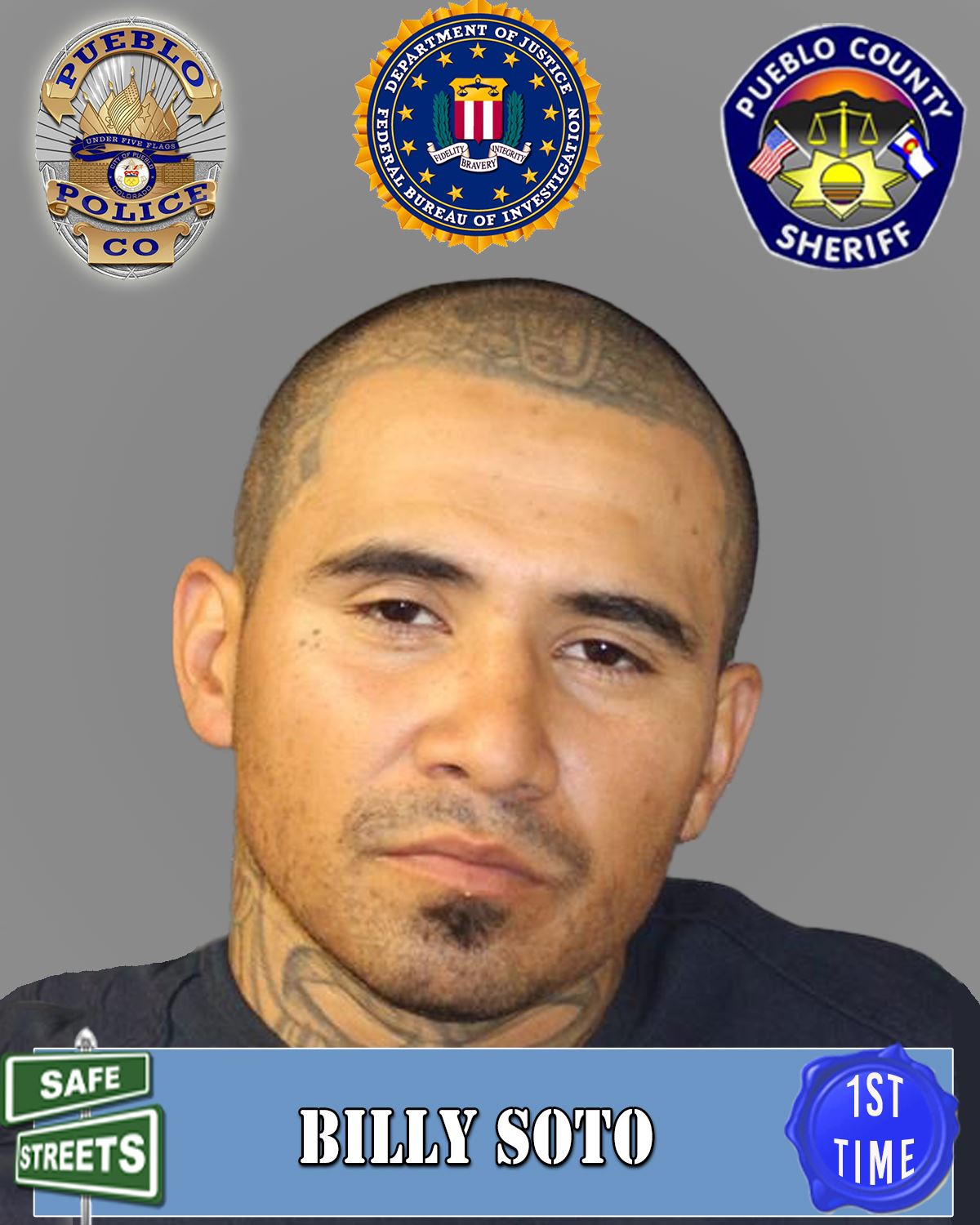 Safe Streets Wanted Billy Soto