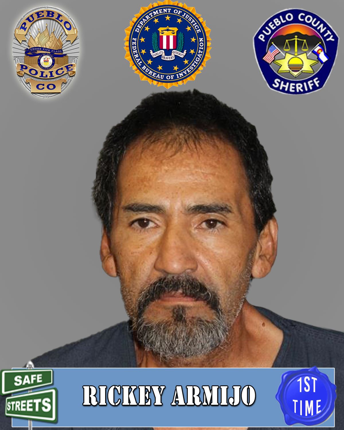 Safe Streets Wanted Rickey Bellejos