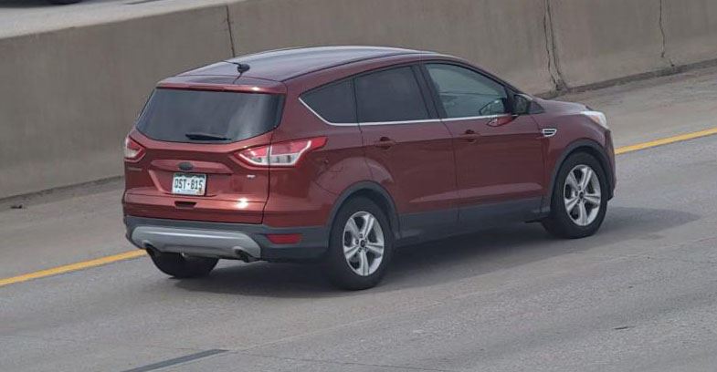 Red Ford Escape 1