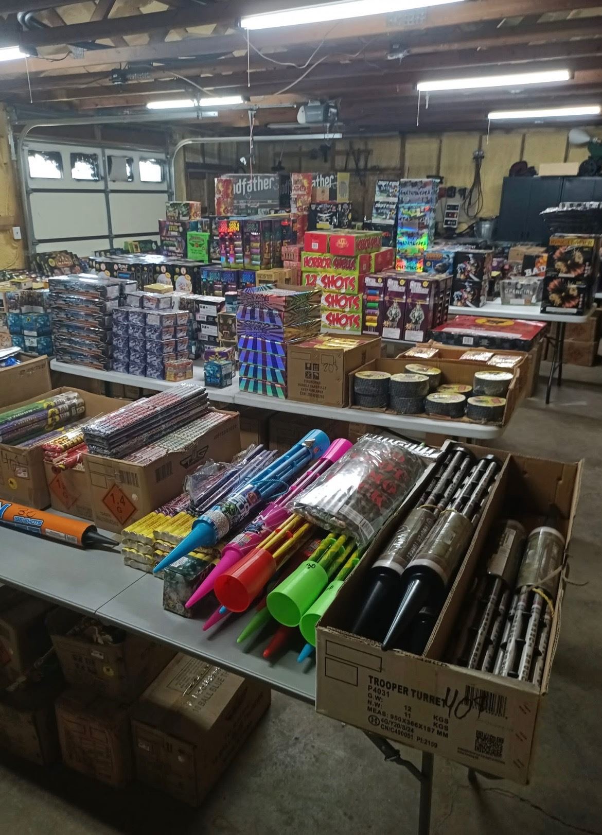 Photo of Seized Fireworks