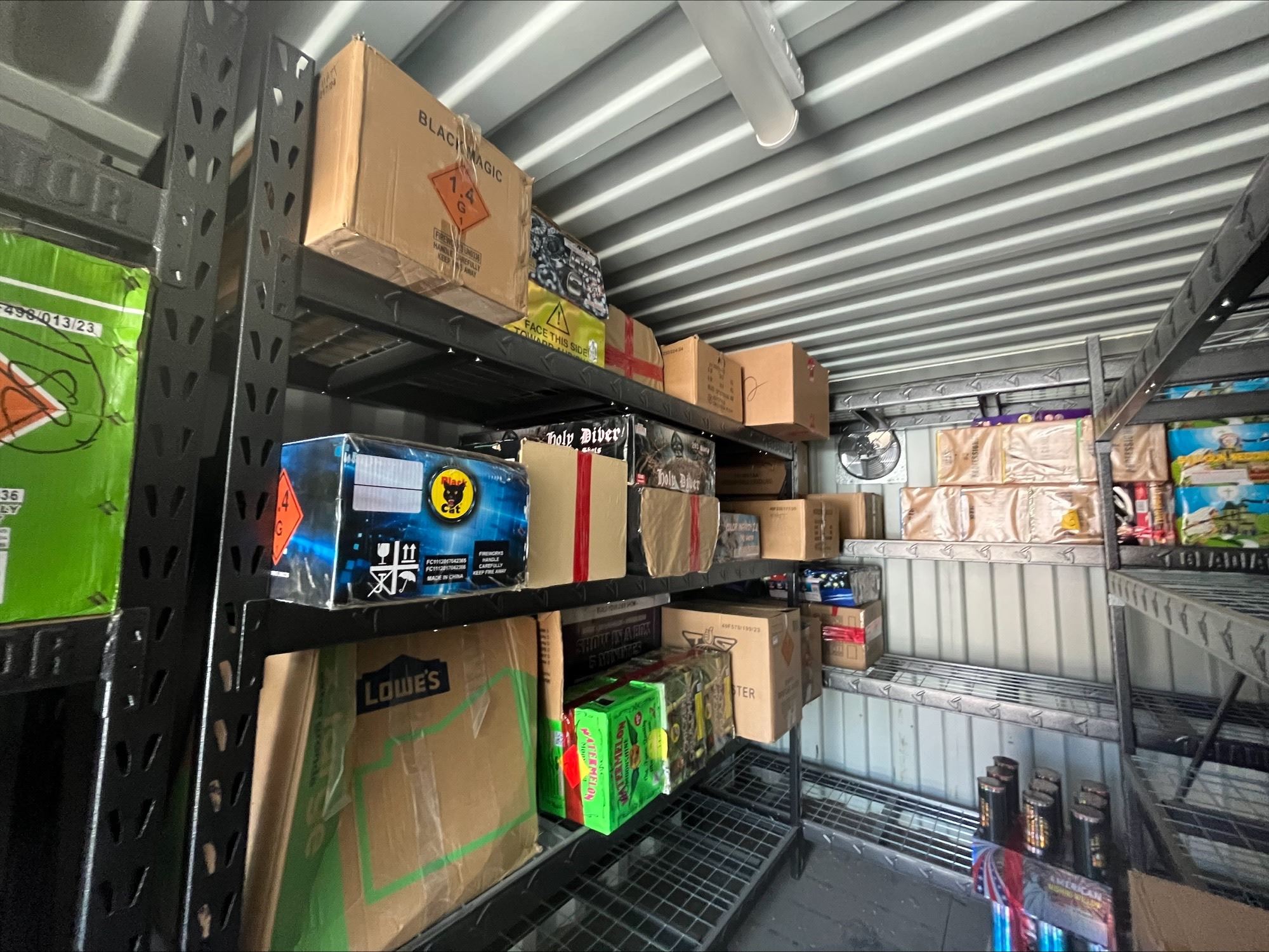 Photo of Seized Fireworks