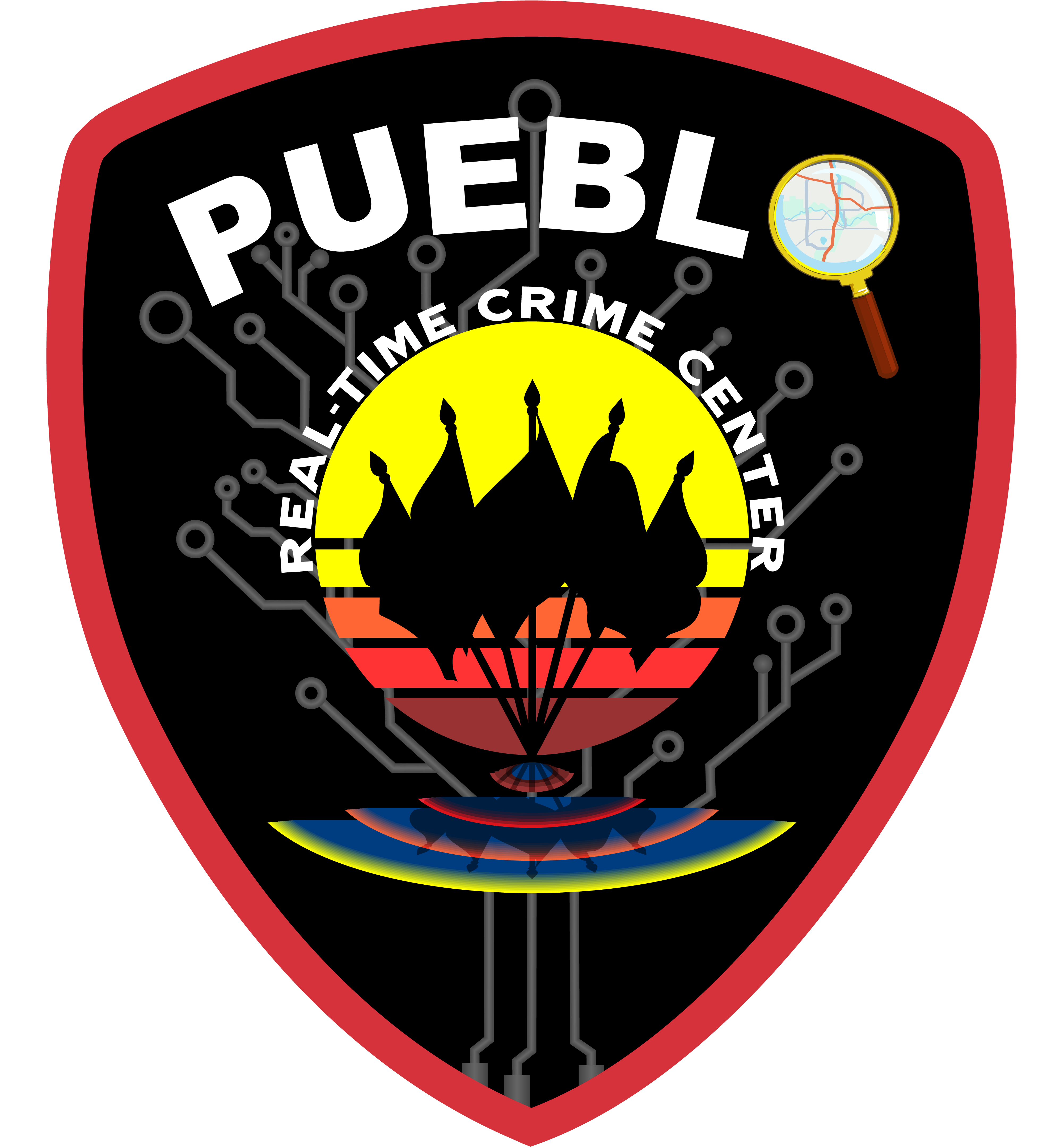 Pueblo police patch