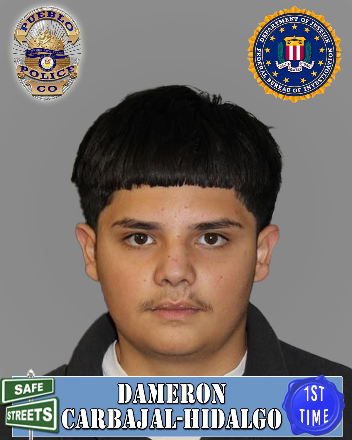 Safe Streets Wanted Dameron Carbajal-Hidalgo