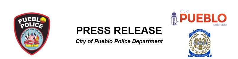 Press release by city of pueblo police department banner